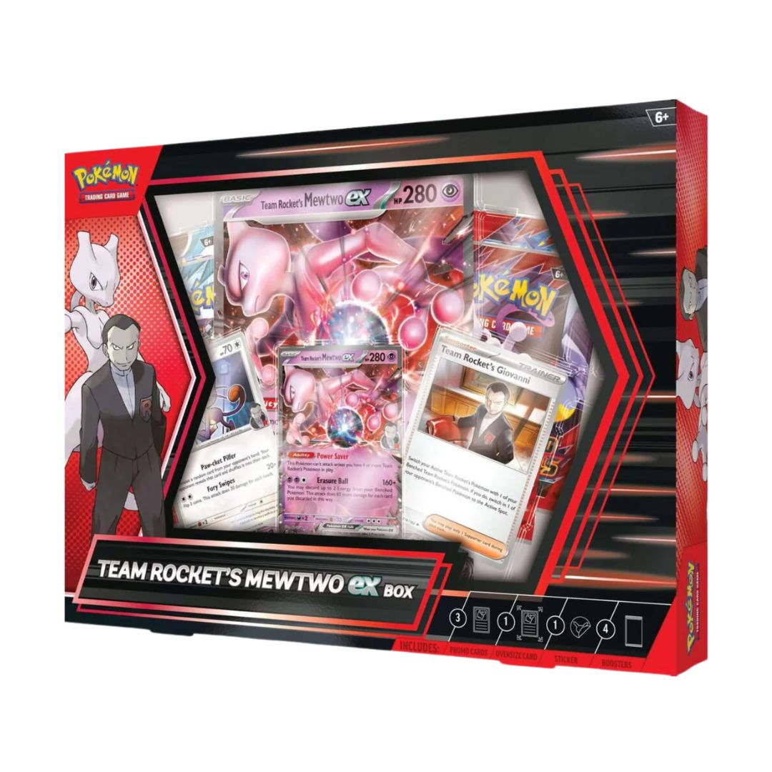 Pokémon TCG: Team Rocket’s Mewtwo ex Box