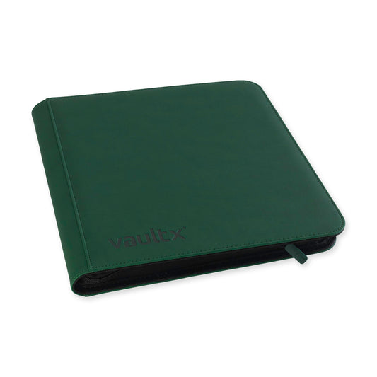 VaultX Exo-Tec Zip Binder - Forest Green (12-Pocket)