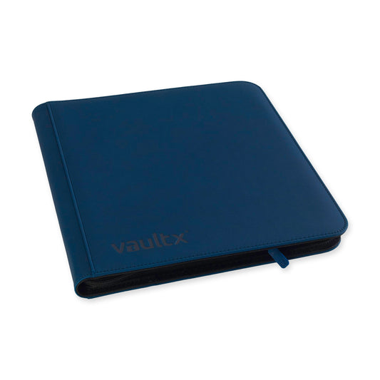 VaultX Exo-Tec Zip Binder - Royal Blue (12-Pocket)