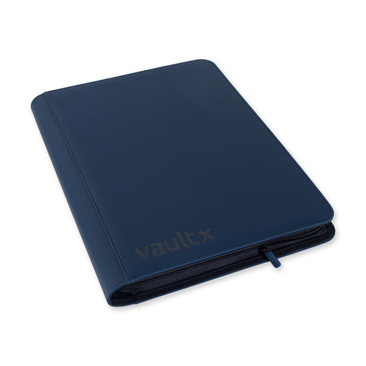 VaultX Exo-Tec Zip Binder - Royal Blue (16-Pocket)