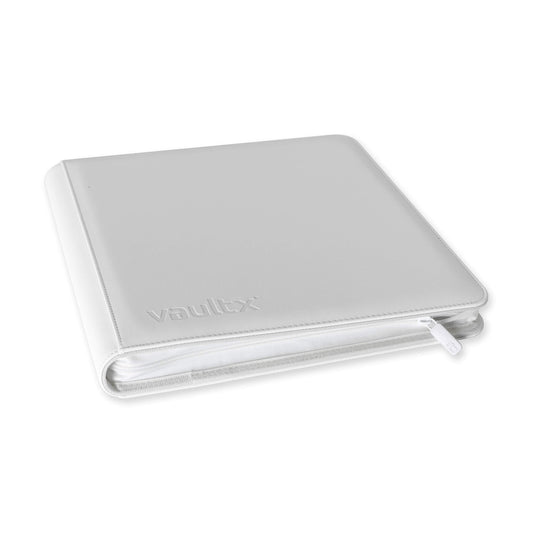 VaultX Exo-Tec Zip Binder - White Edition (12-Pocket)