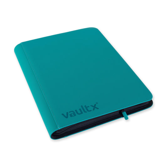 VaultX Exo-Tec Zip Binder - Ocean Blue (16-Pocket)