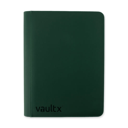 VaultX Exo-Tec Zip Binder - Forest Green (16-Pocket)