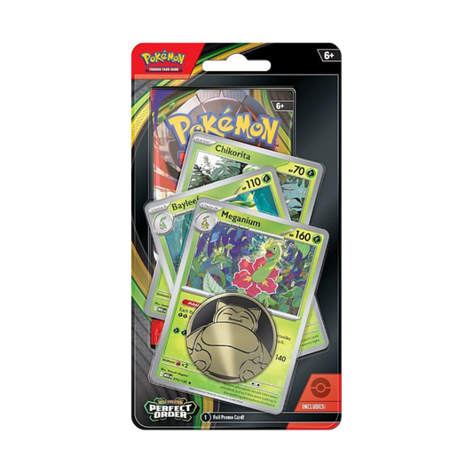 Pokémon TCG: Mega Evolution: Perfect Order Premium Checklane Blister (Meganium Promo)