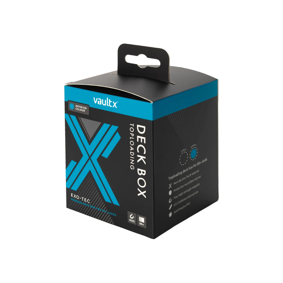 VaultX Exo-Tec Deck Box 80+ Black/Blue