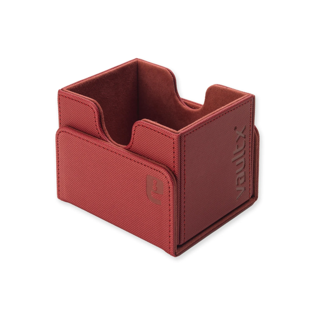 VaultX Exo-Tec Sideloading Deck Box 100+ Metallic Red