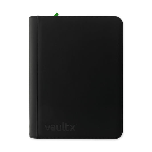 VaultX Exo-Tec Zip Binder - Signature Black (16-Pocket)