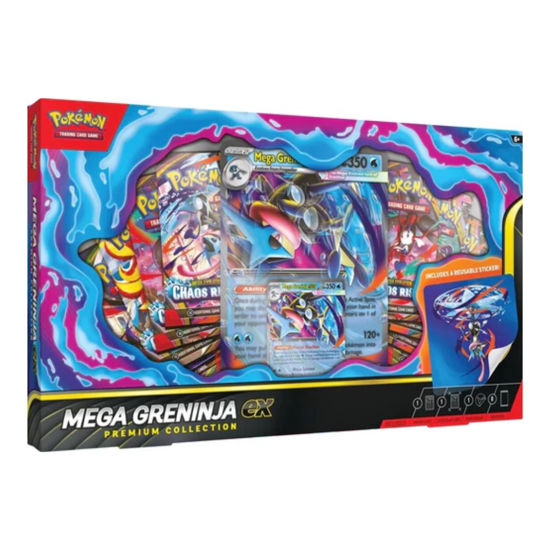 Pokémon TCG: Mega Evolution: Mega Greninja ex Premium Collection Box