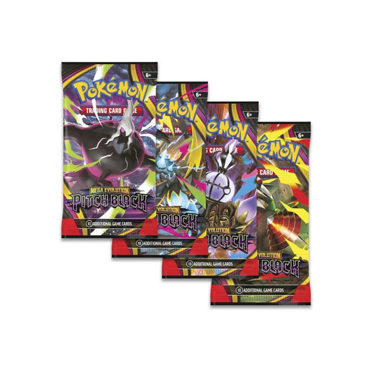 Pokémon TCG: Mega Evolution: Pitch Black Booster Bundle (6 packs)