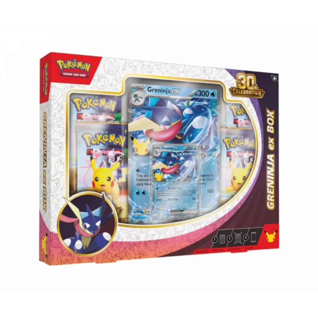 Pokémon TCG: 30th Celebration Greninja ex Box