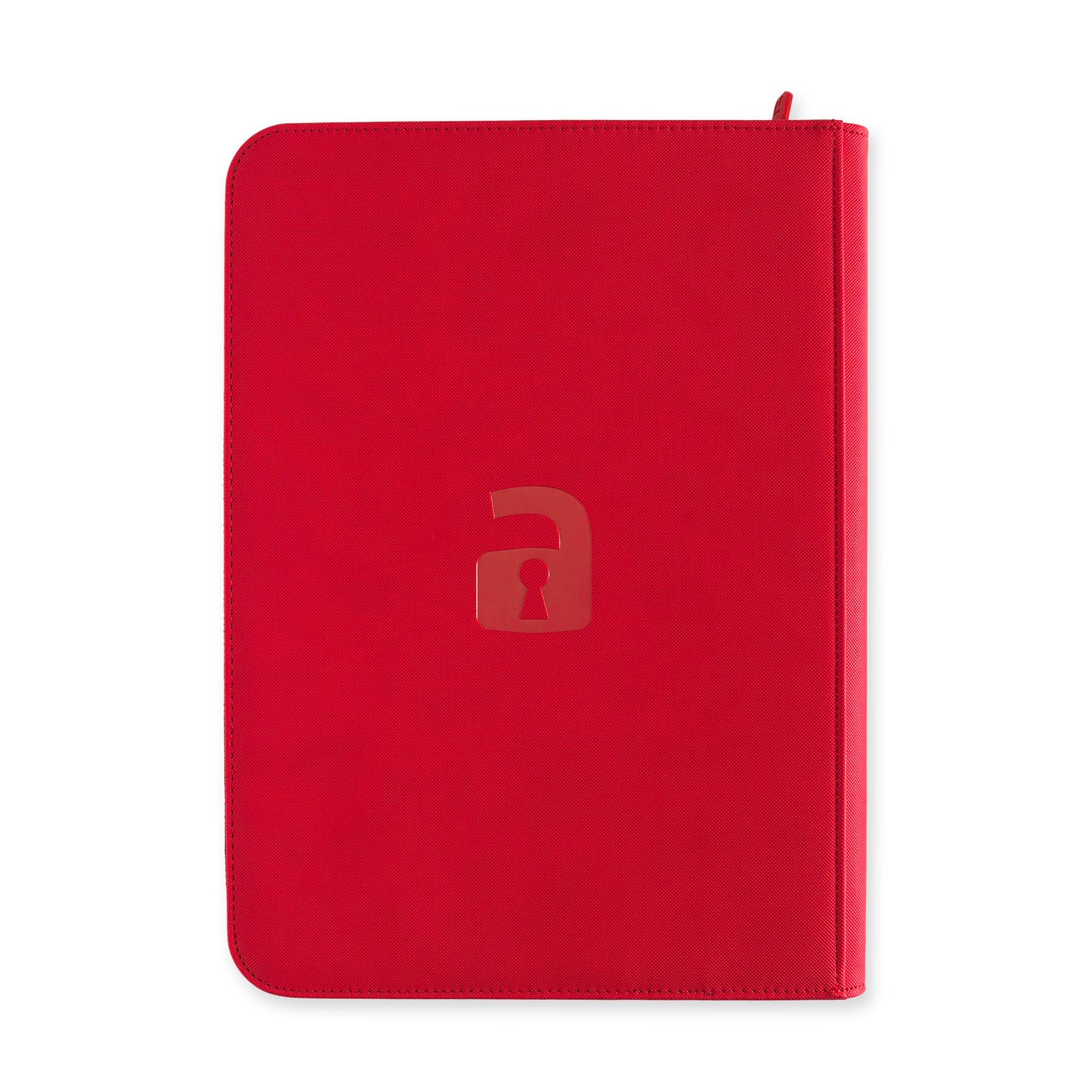 VaultX Exo-Tec Zip Binder - Fire Red (9-Pocket)