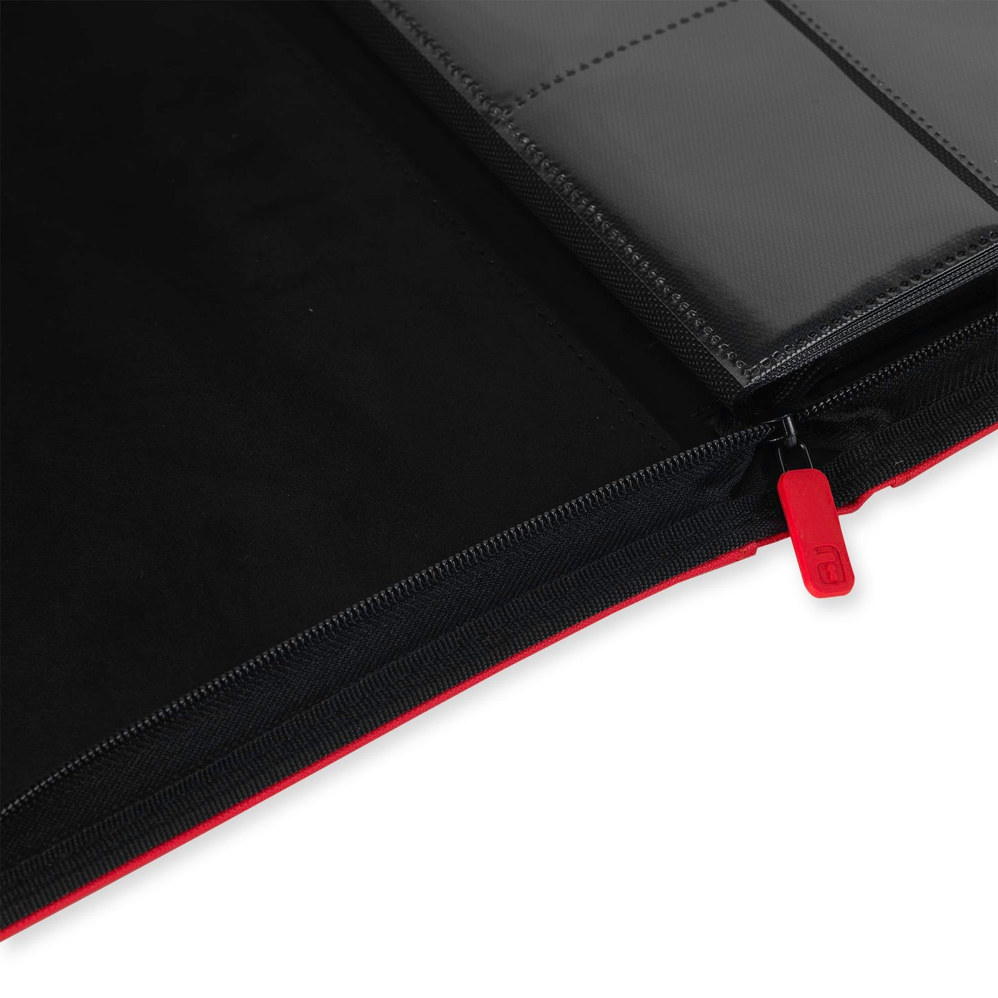 VaultX Exo-Tec Zip Binder - Fire Red (9-Pocket)