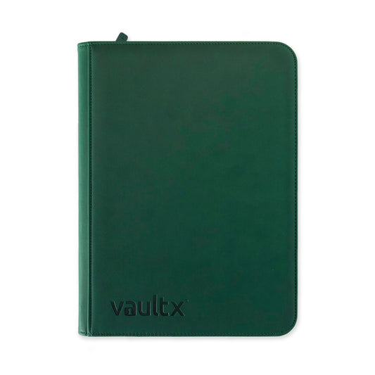 VaultX Exo-Tec Zip Binder - Forest Green (9-Pocket)