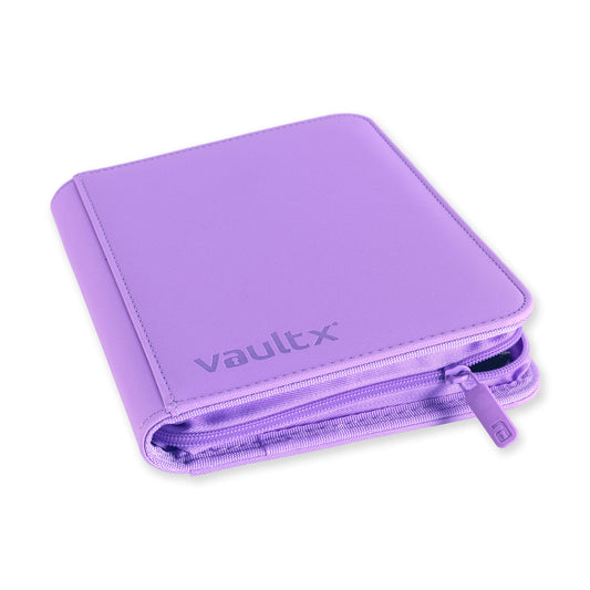VaultX Exo-Tec Zip Binder - Just Purple (4-Pocket)