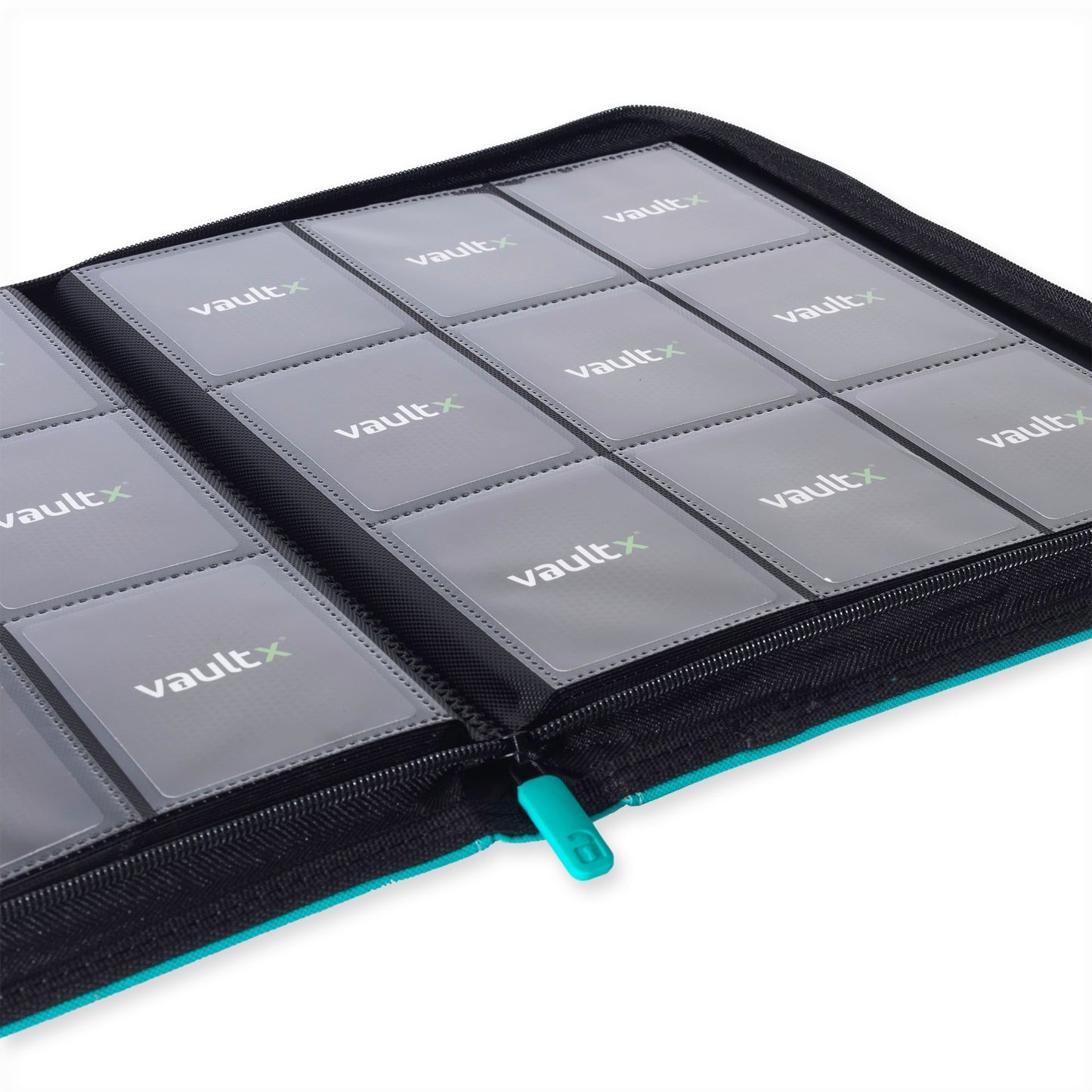 VaultX Exo-Tec Zip Binder - Ocean Blue (9-Pocket)