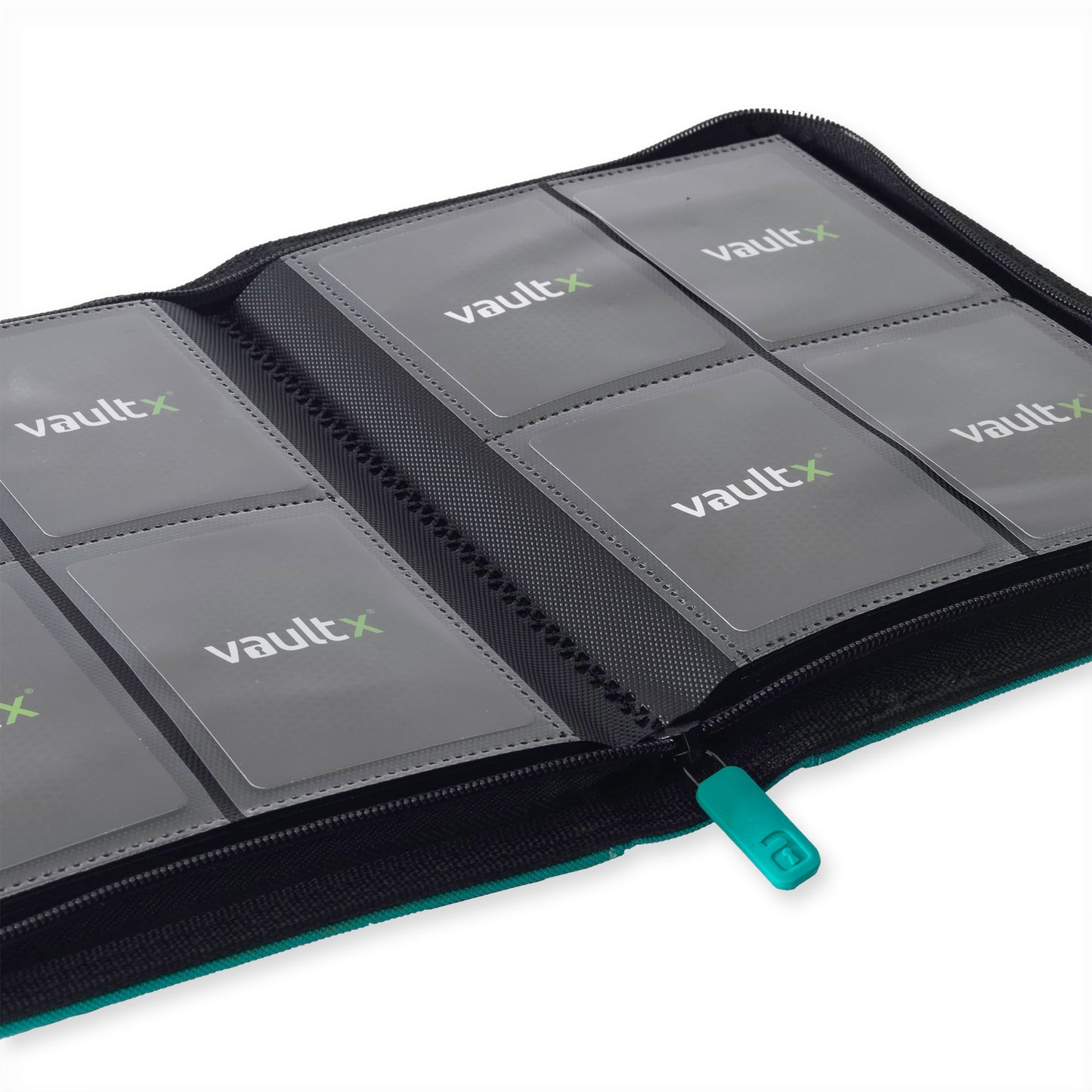 VaultX Exo-Tec Zip Binder - Ocean Blue (4-Pocket)