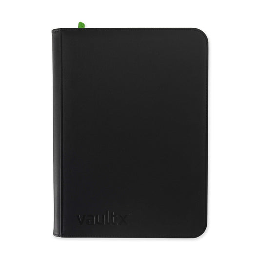 VaultX Exo-Tec Zip Binder - Signature Black (9-Pocket)