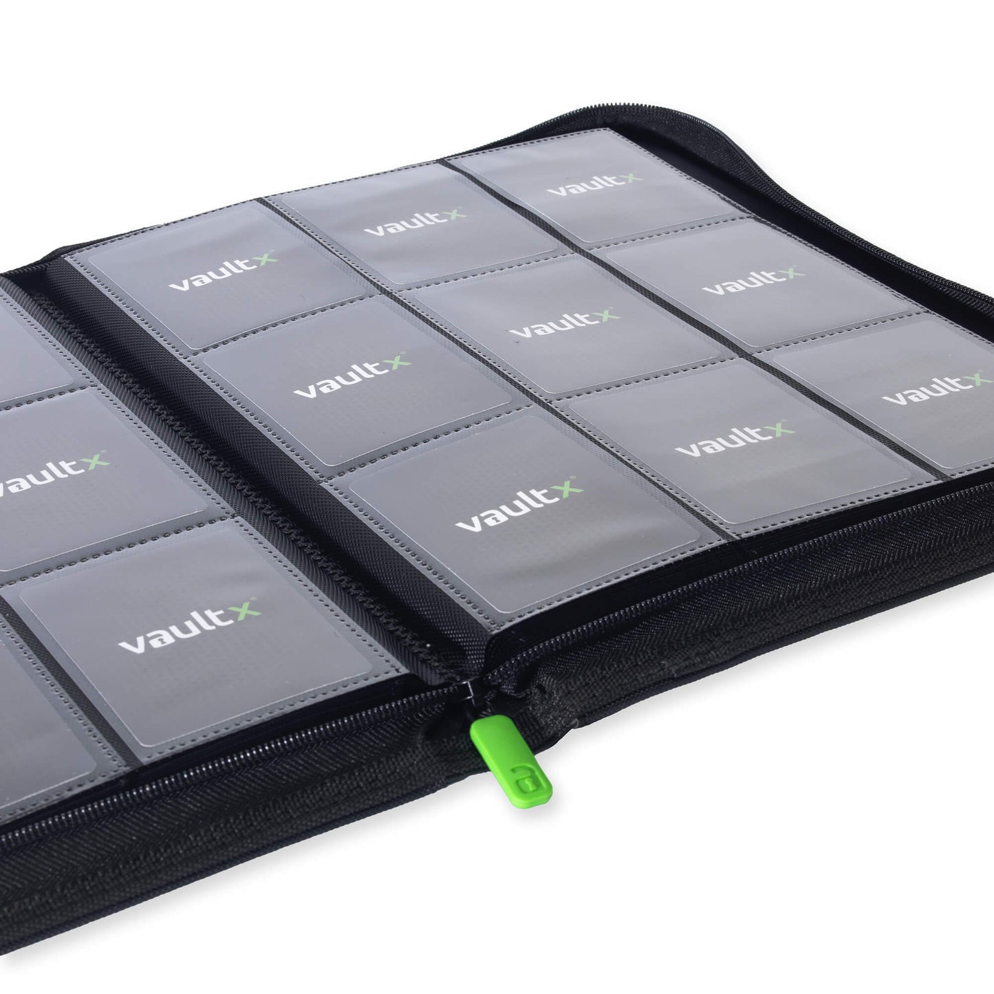 VaultX Exo-Tec Zip Binder - Signature Black (9-Pocket)