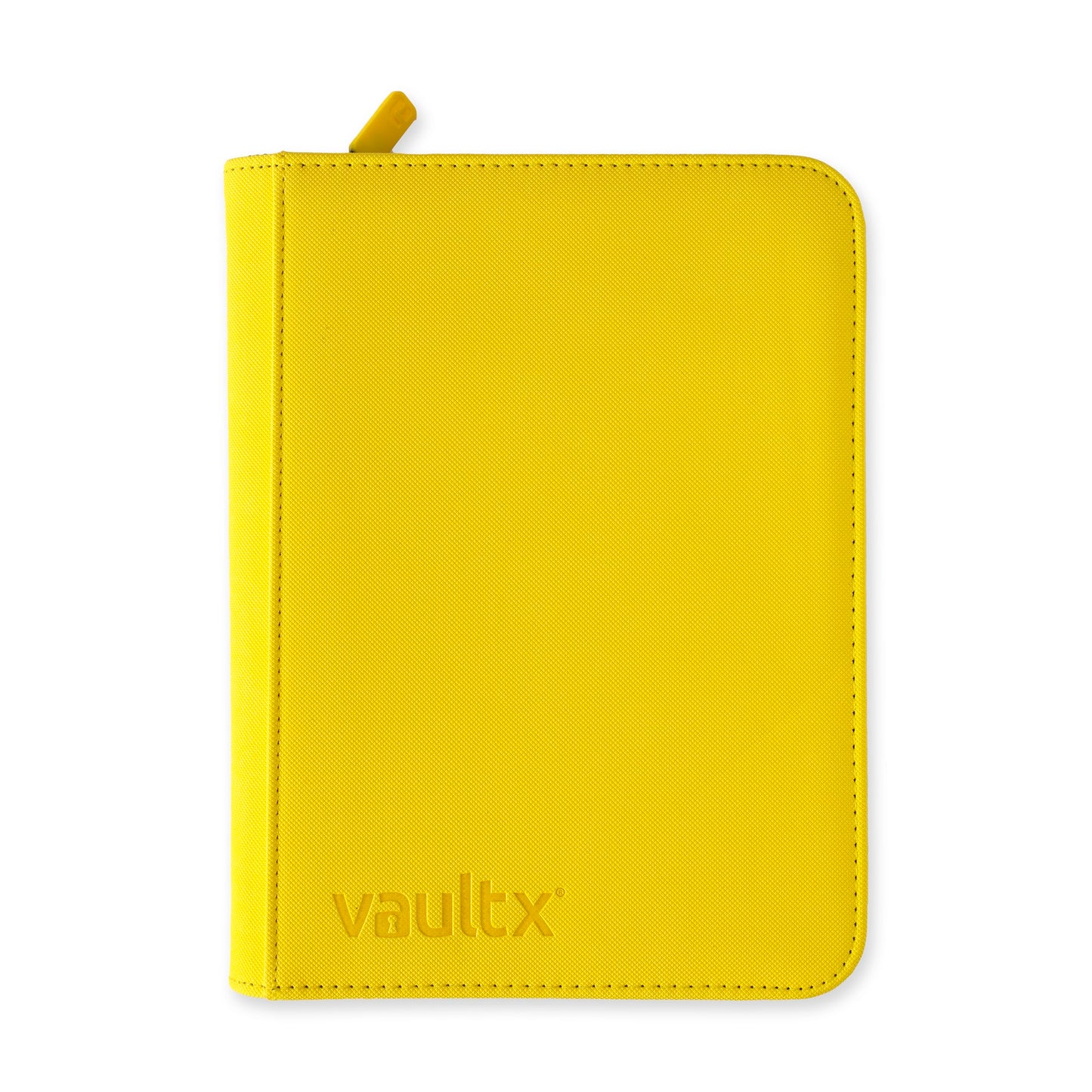 VaultX Exo-Tec Zip Binder - Sunrise Yellow (4-Pocket)