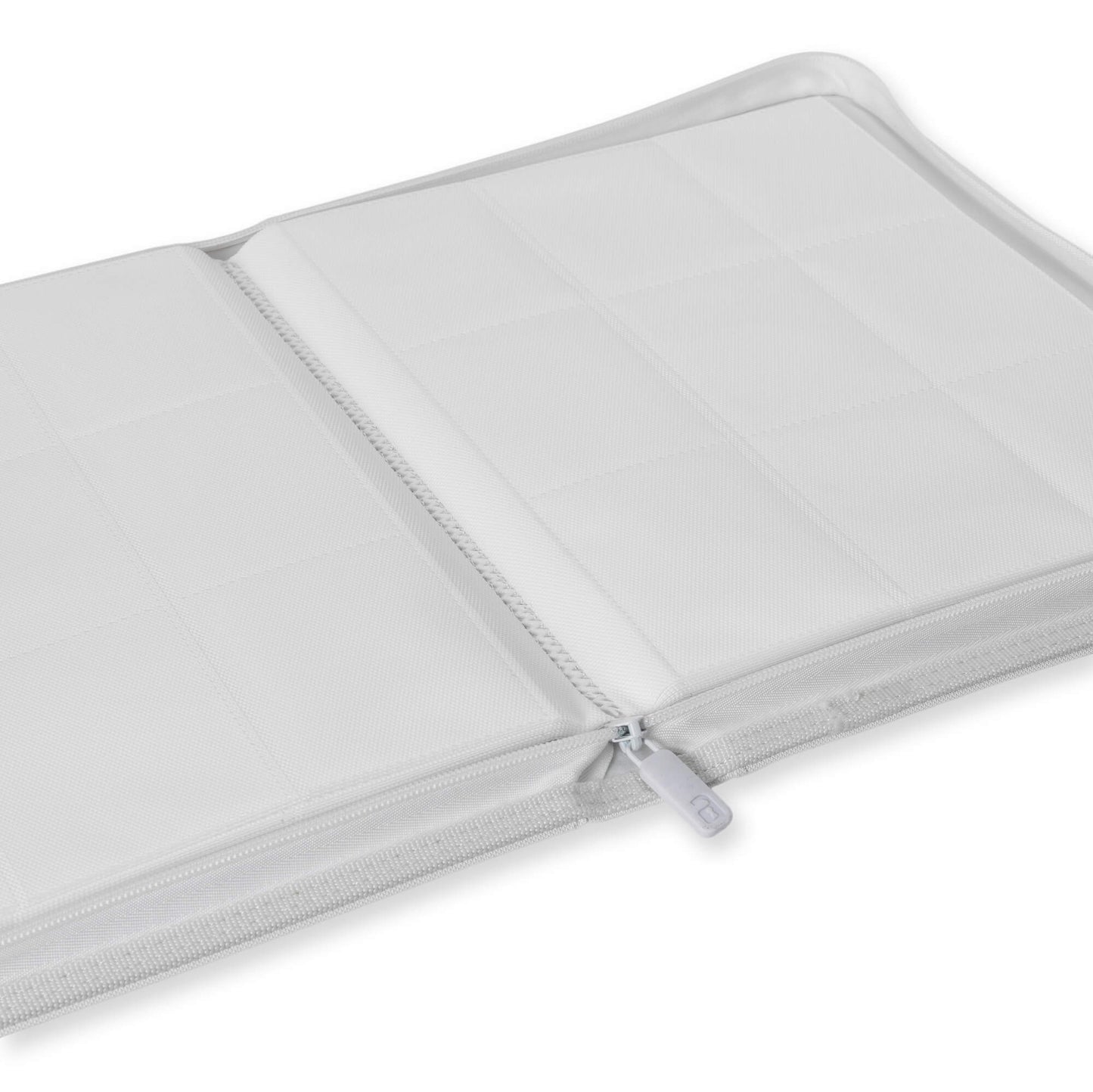 VaultX Exo-Tec Zip Binder - White Edition (9-Pocket)