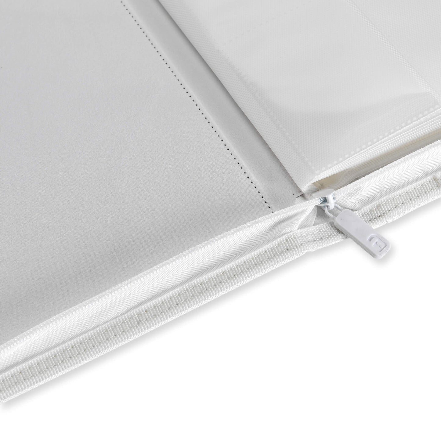 VaultX Exo-Tec Zip Binder - White Edition (12-Pocket)
